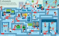 Usborne Libro Puzzle Laberintos de Espías*Niños Puzzles 300 Piezas|Puzzles Con Libro