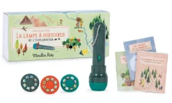 Moulin Roty Linterna Proyector Historias del Explorador*Niños Linternas Proyectoras De Cuentos