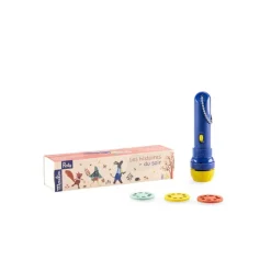Moulin Roty Linterna proyector historias Pome des Bois*Niños Linternas Proyectoras De Cuentos