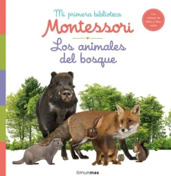 Timun Mas Los animales del bosque-Mi primera biblioteca Montessori* Timun Mas|Libros De Cartoné