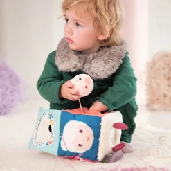 Lilliputiens Louis cubo de destreza ·*Niños Juguetes Waldorf|Juguetes Montessori