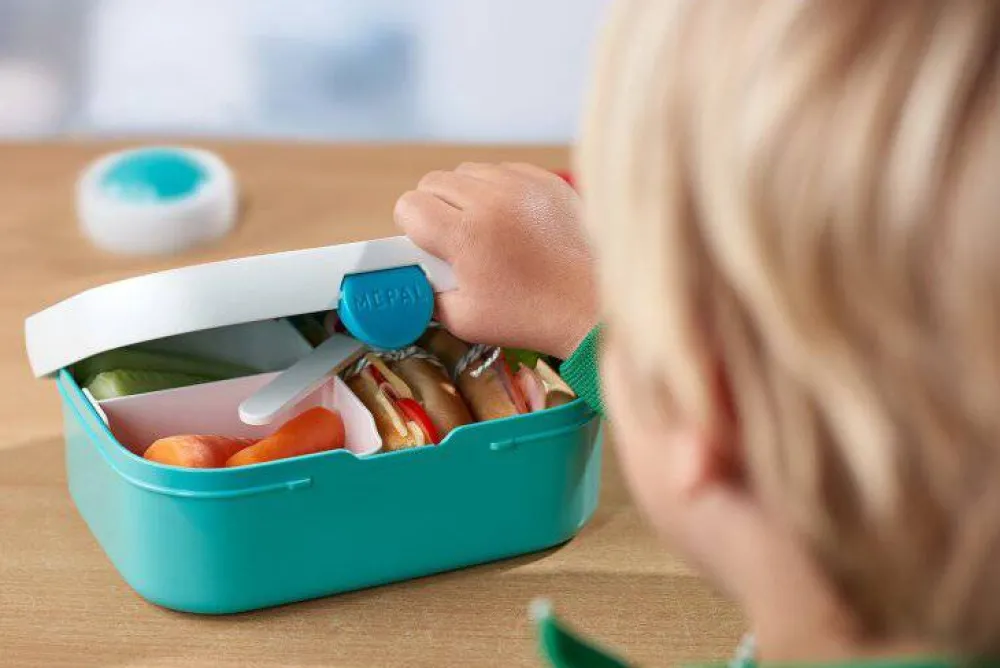 Mepal Lunch Box Campus Blue ·* Cajas De Almuerzo Infantil·Con Compartimentos