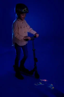 Micro Luz linterna Proyector Unicornio*Niños Timbre De Bicicleta Infantil|Patinetes Infantiles