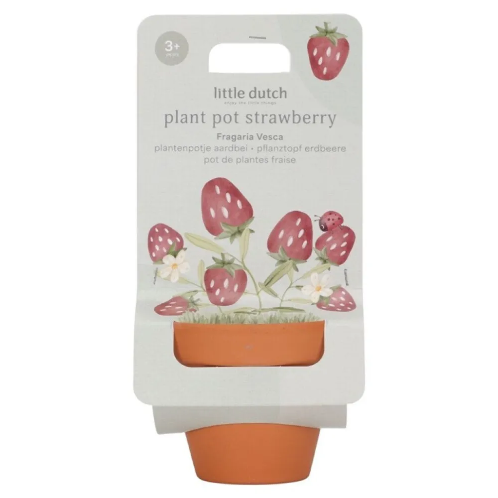 Little Dutch Maceta planta Fresas ·*Niños Juguetes De Toda La Vida