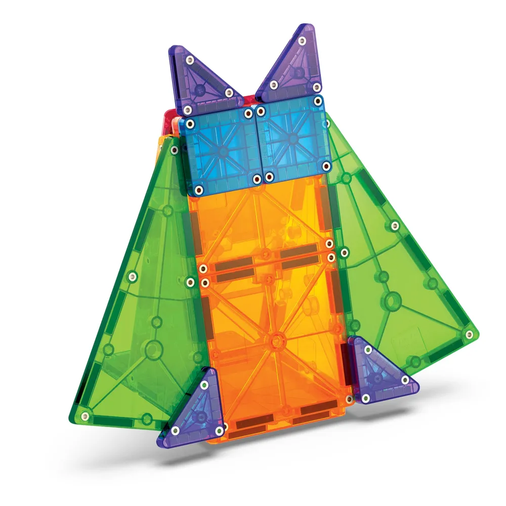 Magna Tiles Magna-T Combo + MicroMags Set 20 piezas*Niños Construcciones Magnéticas
