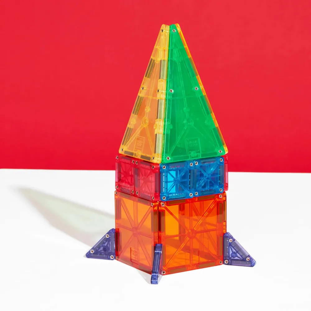 Magna Tiles Magna-T Combo + MicroMags Set 20 piezas*Niños Construcciones Magnéticas