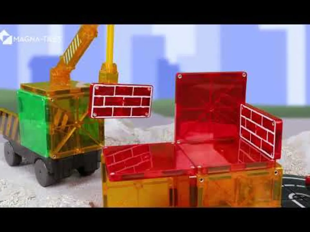 Magna Tiles Magna-T Construction Set 32 piezas*Niños Construcciones Magnéticas