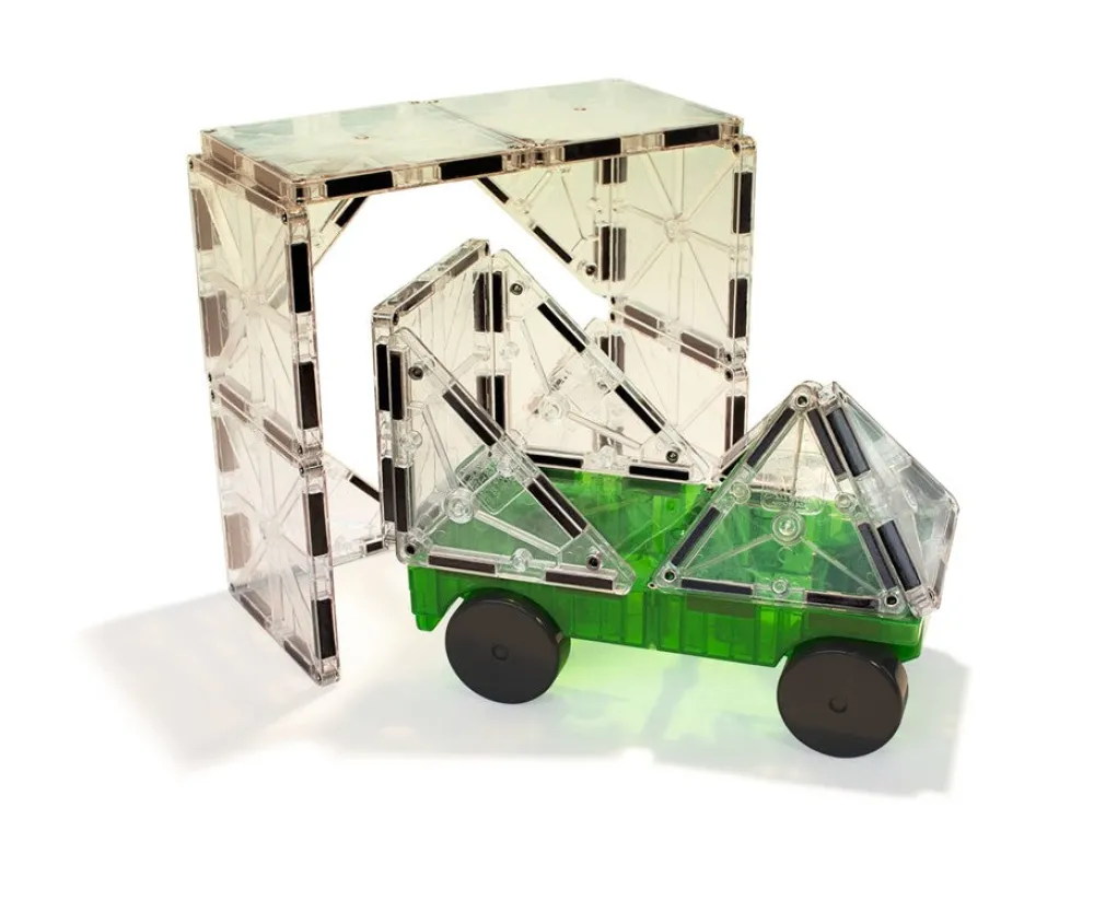 Magna Tiles Magna-T Extras Cars 2 uds*Niños Construcciones Magnéticas