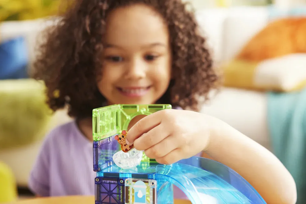 Magna Tiles Magna-T Hamster Ball 13 piezas*Niños Construcciones Magnéticas