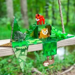 Magna Tiles Magna-T Jungle Animals Set 25 piezas*Niños Construcciones Magnéticas