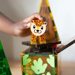 Magna Tiles Magna-T Jungle Animals Set 25 piezas*Niños Construcciones Magnéticas