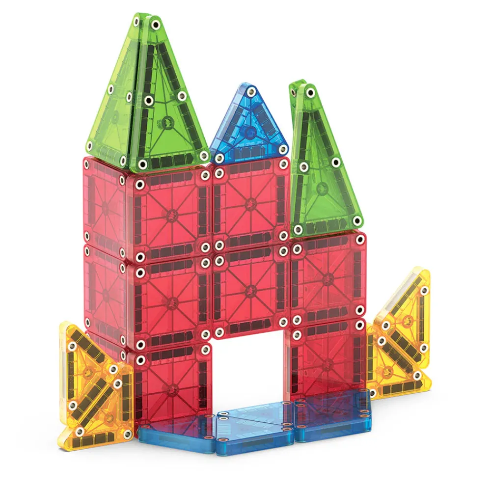 Magna Tiles Magna-T MicroMags Travel Set 26 piezas*Niños Construcciones Magnéticas