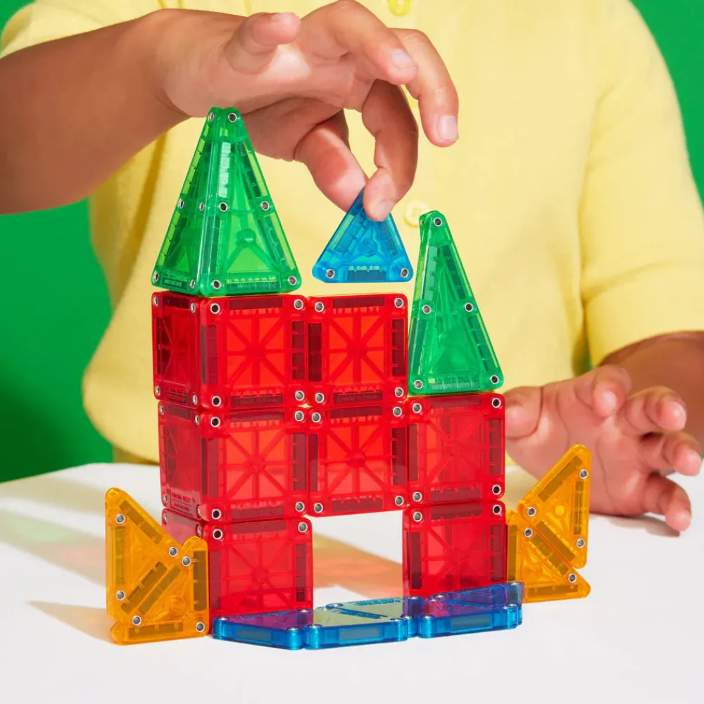 Magna Tiles Magna-T MicroMags Travel Set 26 piezas*Niños Construcciones Magnéticas