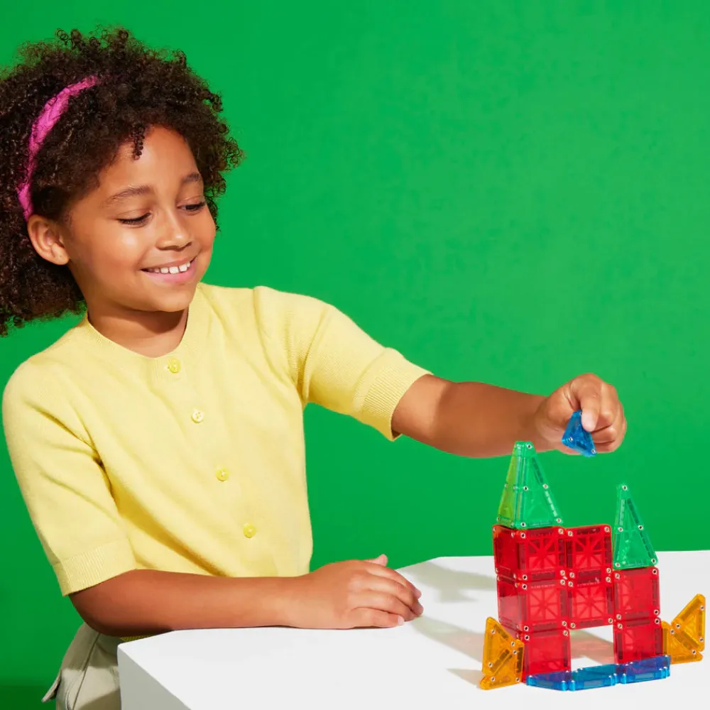 Magna Tiles Magna-T MicroMags Travel Set 26 piezas*Niños Construcciones Magnéticas
