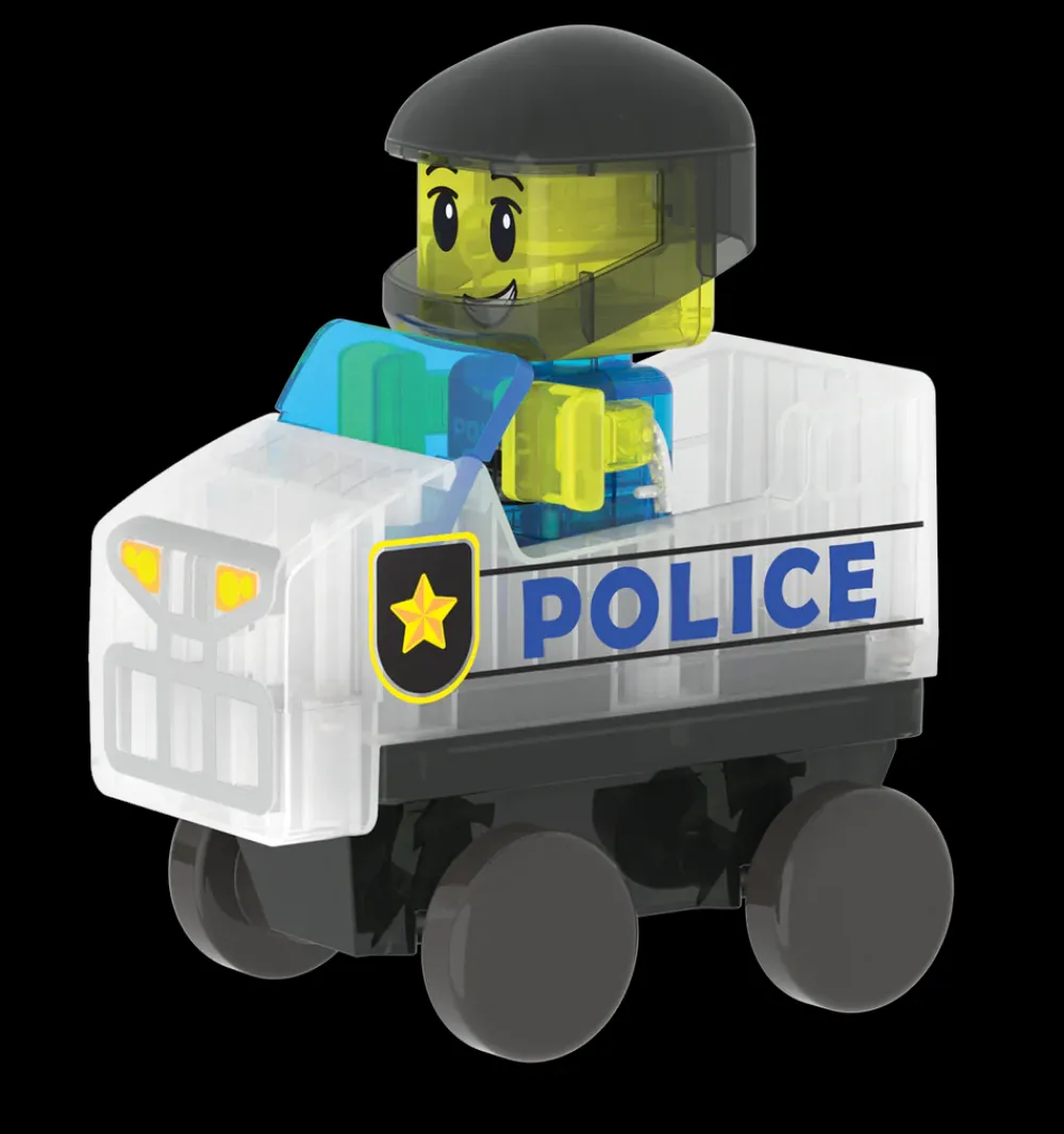 Magna Tiles Magna-T Police Patrol 20 piezas*Niños Construcciones Magnéticas