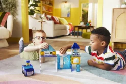Magna Tiles Magna-T Police Station Set 35 piezas*Niños Construcciones Magnéticas