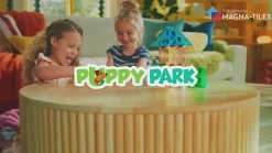 Magna Tiles Magna-T Puppy Park 27 piezas*Niños Construcciones Magnéticas