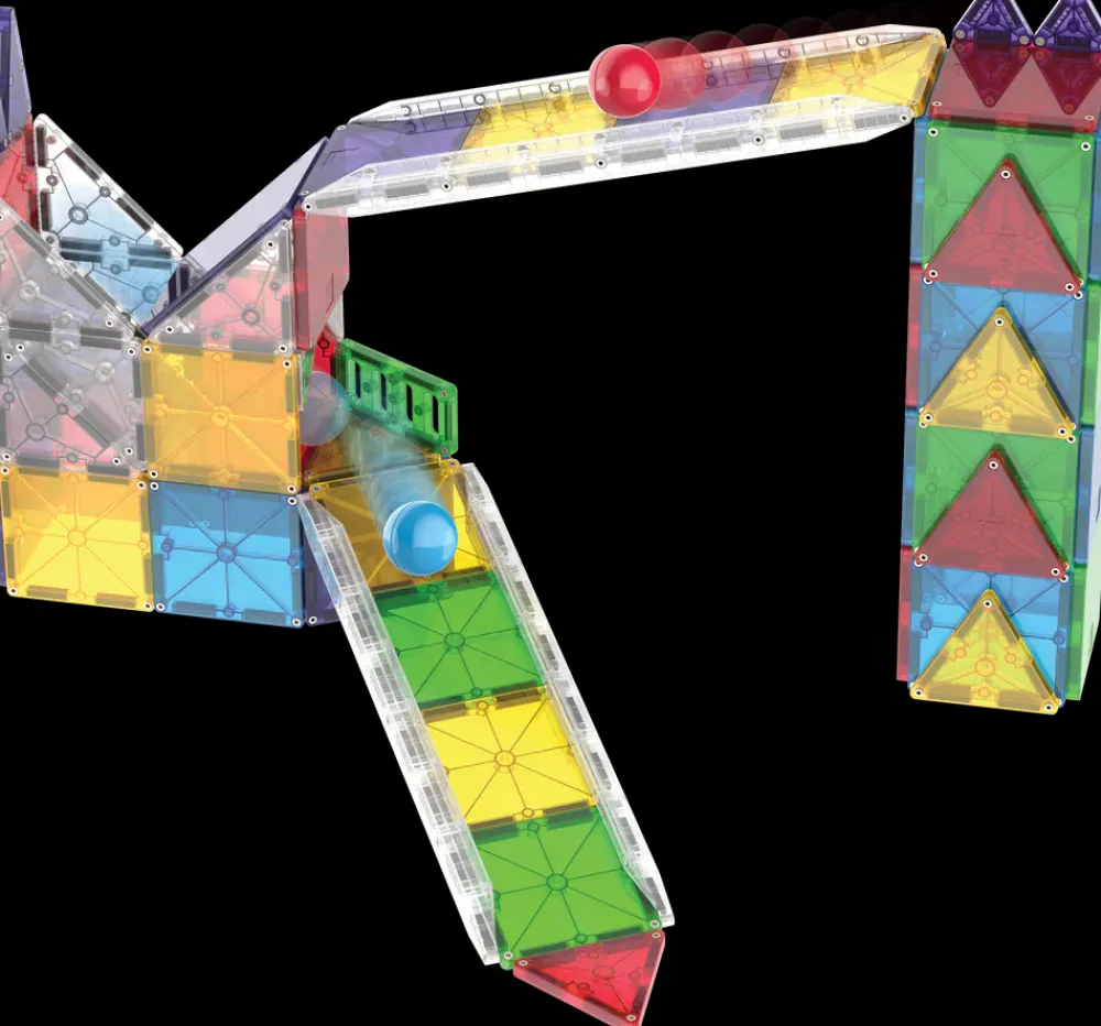 Magna Tiles Magna-T Rail Racers Set 90 piezas*Niños Construcciones Magnéticas