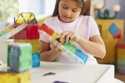 Magna Tiles Magna-T Rail Racers Set 90 piezas*Niños Construcciones Magnéticas