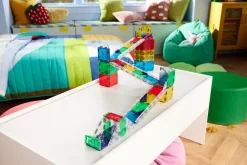 Magna Tiles Magna-T Rail Racers Set 90 piezas*Niños Construcciones Magnéticas