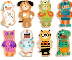 Djeco Magnéticos Fancy up ·*Niños Puzzles Djeco|Puzzles De Animales