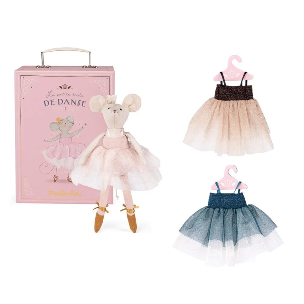 Moulin Roty Maletín ratita bailarina y sus tutús ·*Niños Muñecos Bebés