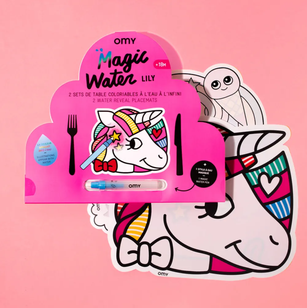 Omy Mantel Magic Water Lily ·*Niños Libros Busca Y Encuentra|Libros Mágicos Para Pintar Con Agua