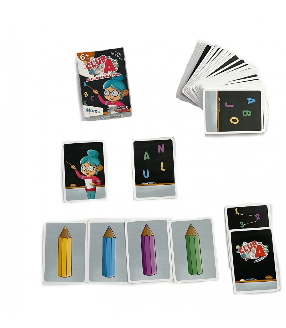 Átomo Games Mari Luz la maestra - Club A*Niños Átomo Games|Juegos De Mesa De Viaje