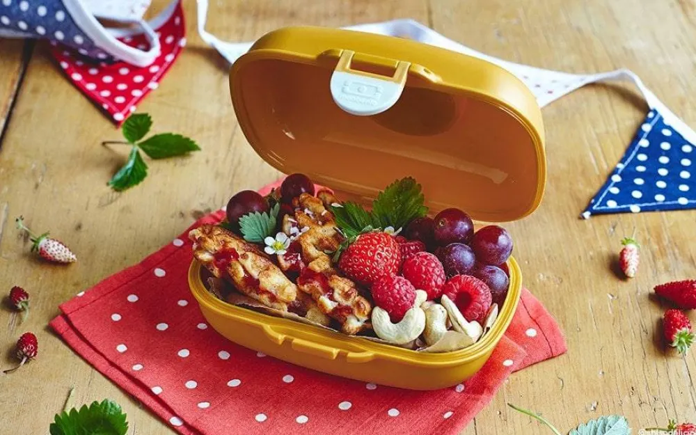 Monbento MB Gram Azul Infinity* Cajas De Almuerzo Infantil·Con Compartimentos