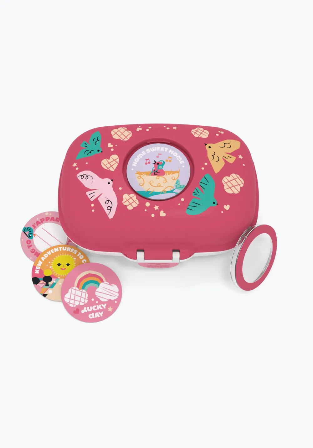 Monbento MB Gram Birds* Cajas De Almuerzo Infantil·Con Compartimentos
