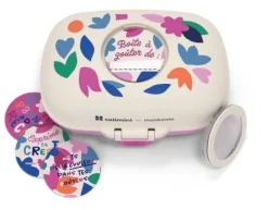 Monbento MB Gram Catimini Cream Pink* Cajas De Almuerzo Infantil·Con Compartimentos