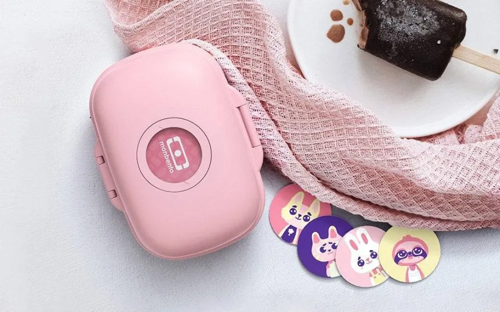 Monbento MB Gram Rosa Blush* Cajas De Almuerzo Infantil·Con Compartimentos