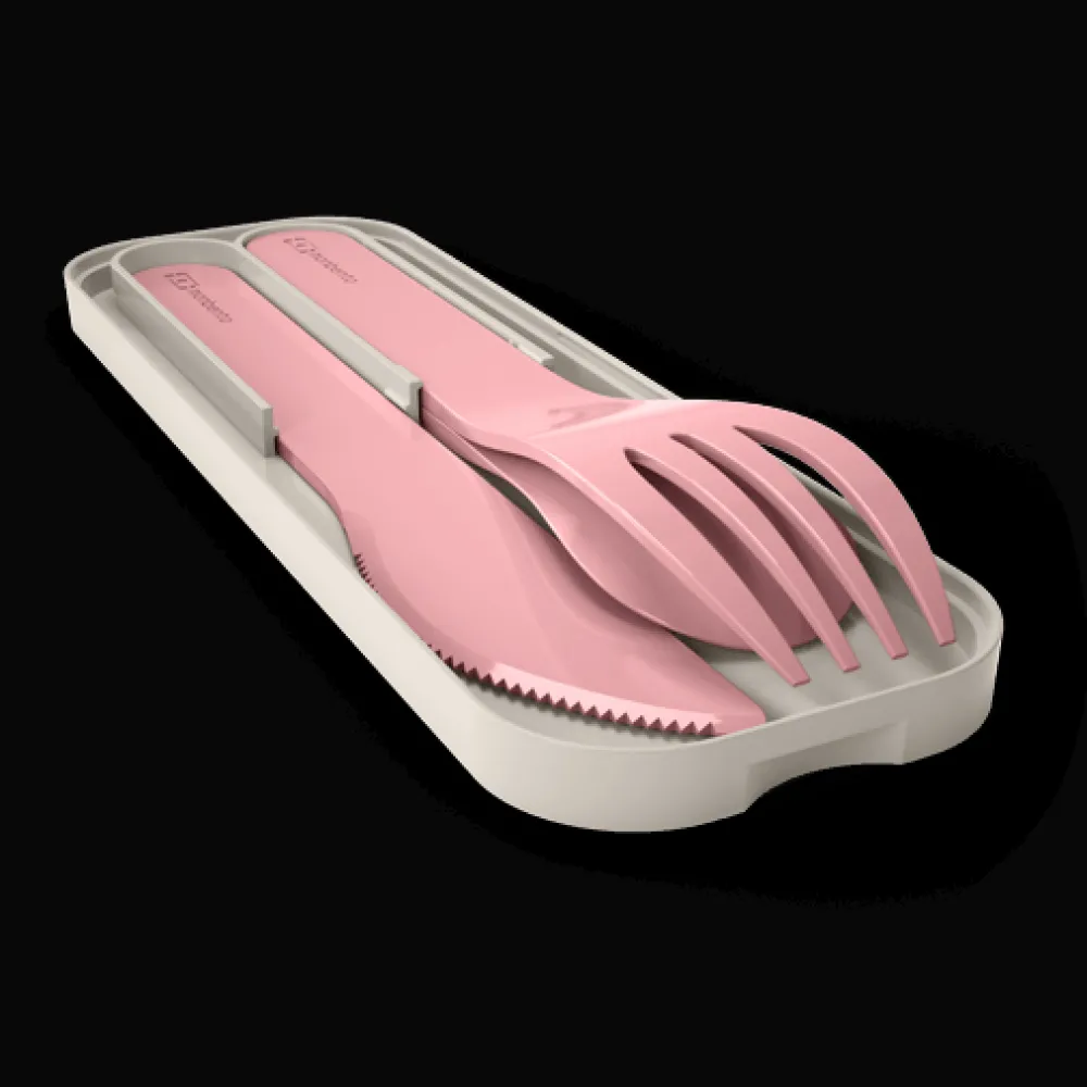 Monbento MB Pocket Color Rosa Blush* Cajas De Almuerzo Infantil·Con Compartimentos|Cajas De Almuerzo Infantil·Sin Compartimentos