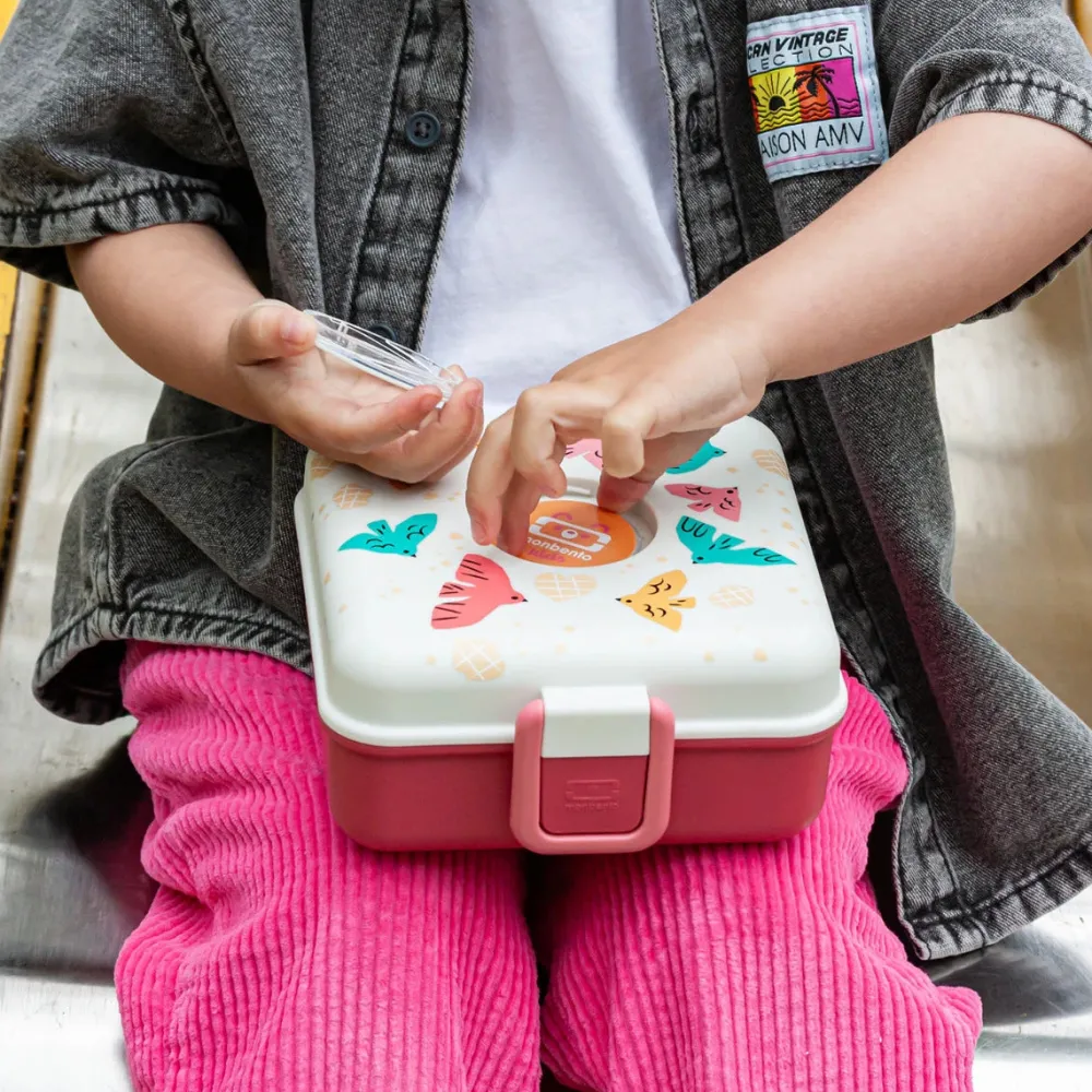 Monbento MB Snaky Birds* Cajas De Almuerzo Infantil·Con Compartimentos