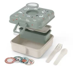 Monbento MB Snaky Mapache* Cajas De Almuerzo Infantil·Con Compartimentos