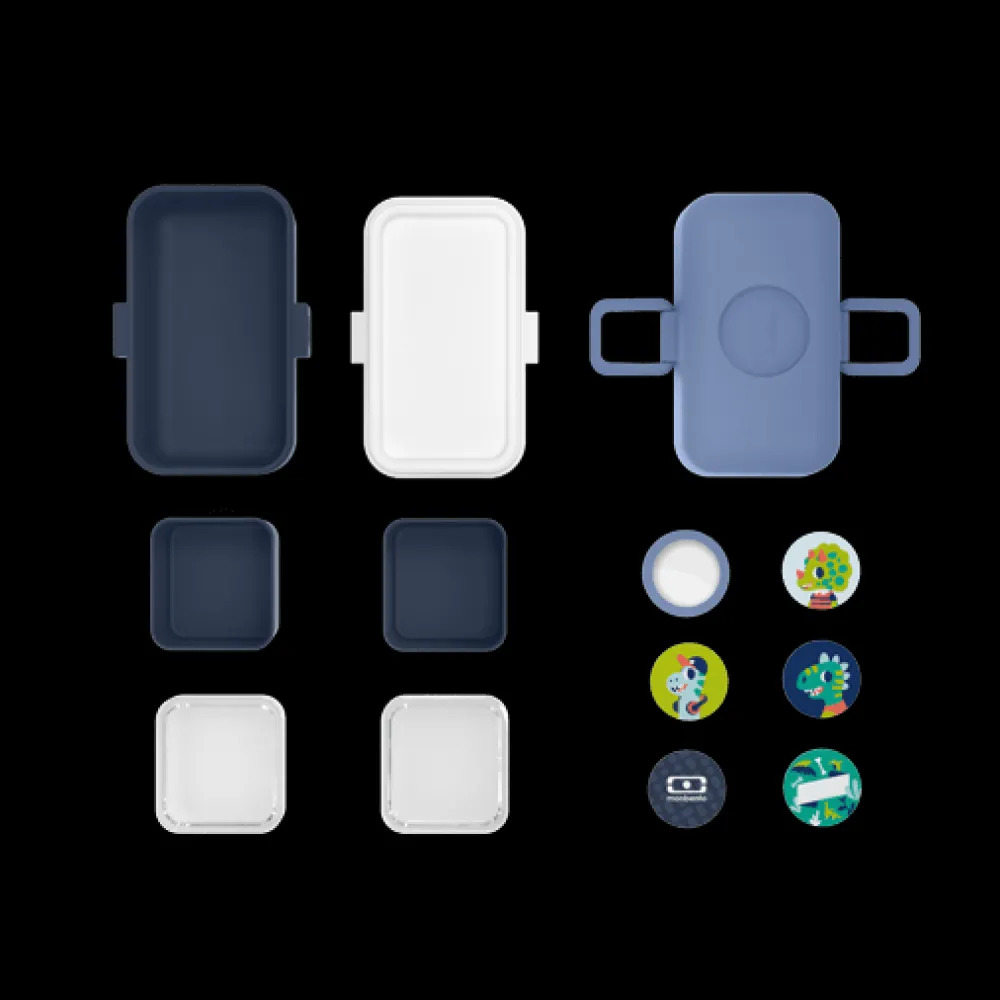 Monbento MB Tresor Azul Infinity* Cajas De Almuerzo Infantil·Con Compartimentos