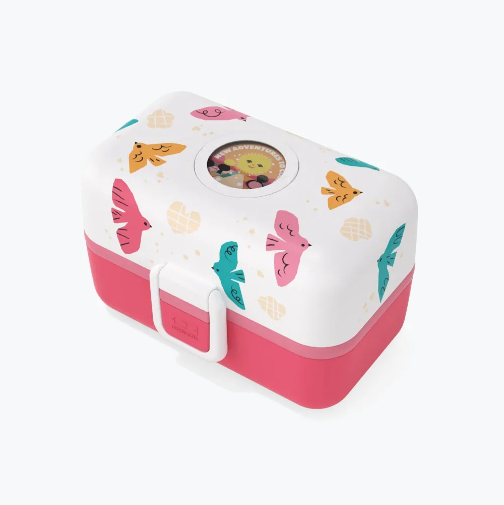 Monbento MB Tresor Birds* Cajas De Almuerzo Infantil·Con Compartimentos
