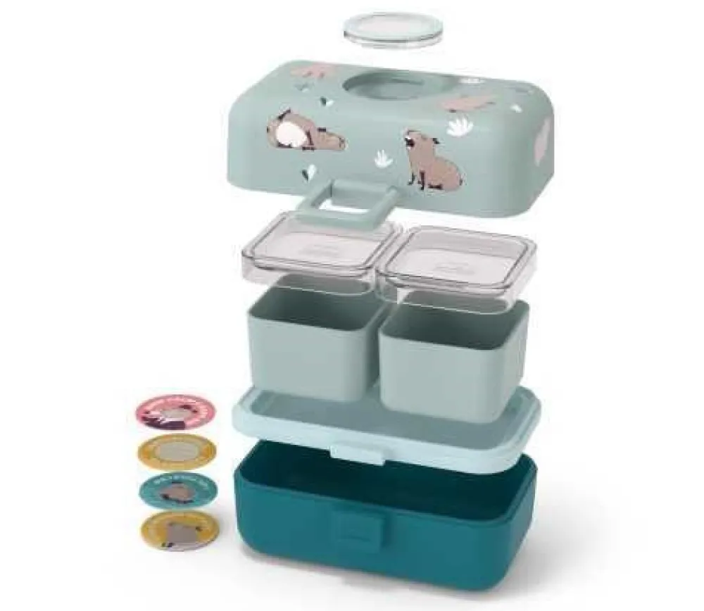Monbento MB Tresor Capi* Cajas De Almuerzo Infantil·Con Compartimentos