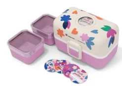 Monbento MB Tresor Fox Catimini Cream Pink* Cajas De Almuerzo Infantil·Con Compartimentos