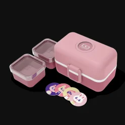 Monbento MB Tresor Rosa Blush* Cajas De Almuerzo Infantil·Con Compartimentos