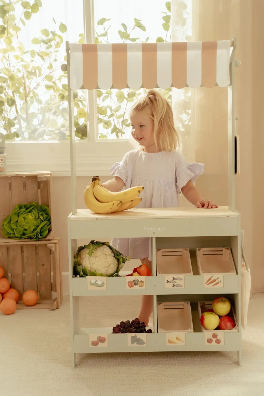 Little Dutch Mercado FSC ·*Niños Cocinas De Madera Y Accesorios Juguete|Juguetes Waldorf