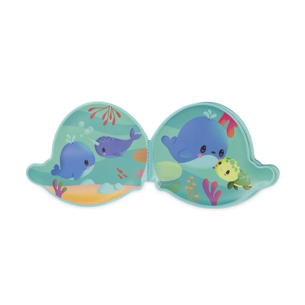 Janod Mi Libro de Baño Ballenas ·*Niños Libros De Baño|Juguetes De Baño