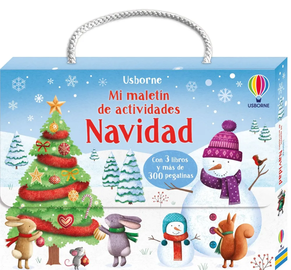 Usborne Mi maletín de actividades de Navidad*Niños Kits Manualidades Navidad|Kit De Manualidades
