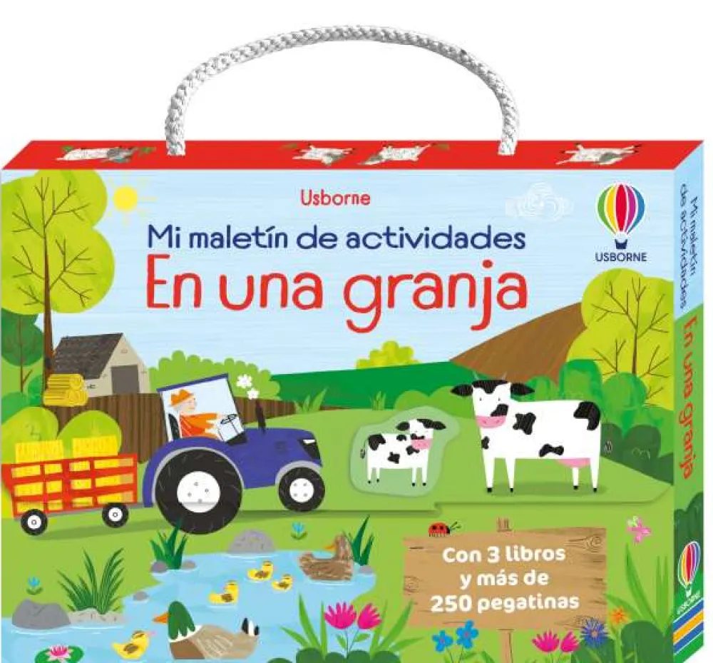 Usborne Mi maletín de actividades En una granja*Niños Kits Manualidades Navidad|Kit De Manualidades
