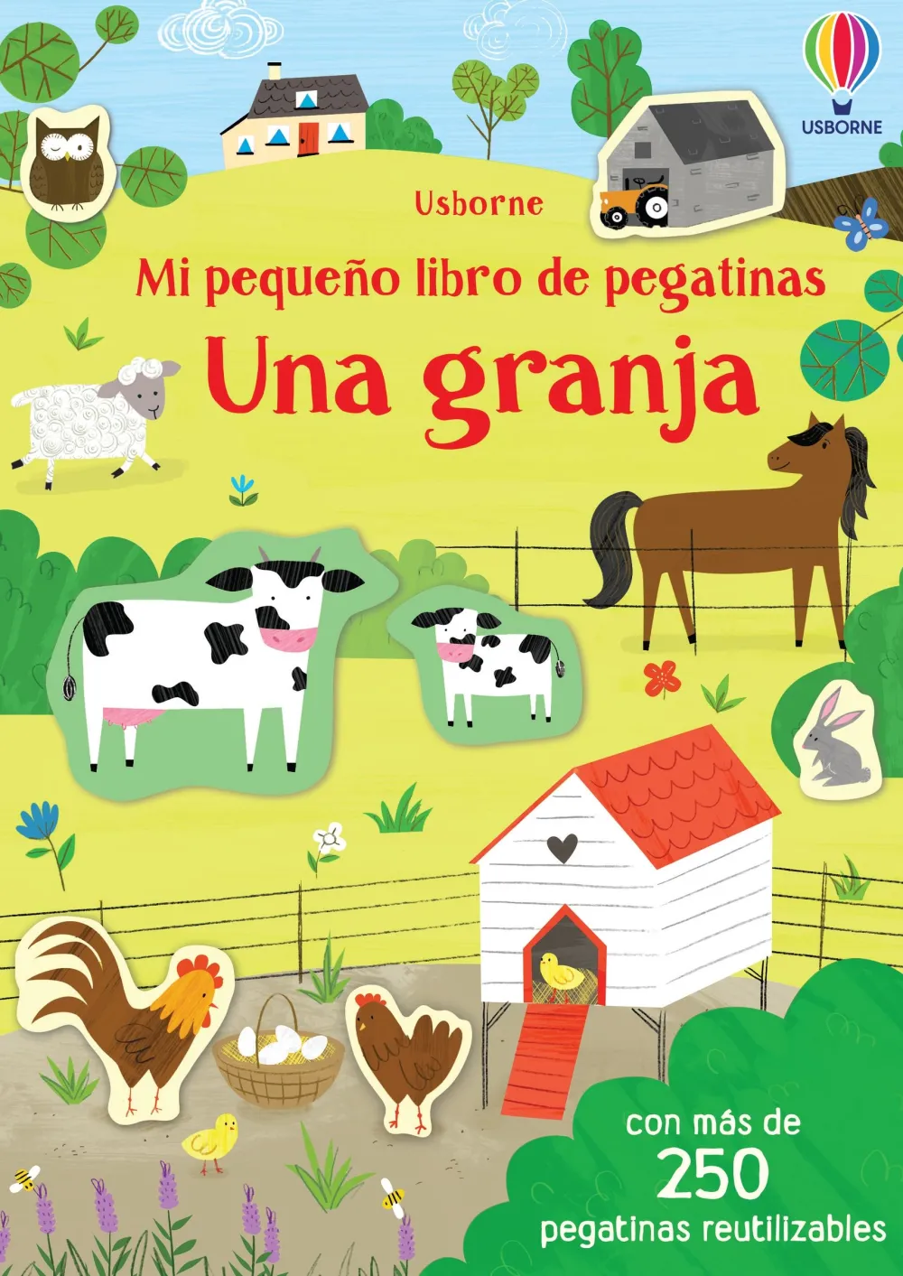 Usborne Mi pequeño libro de pegatinas · Una granja* Libros De Pegatinas