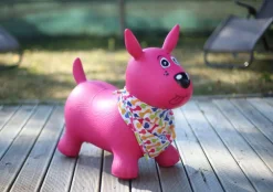 Ludi Mi perro saltarín rosa ·*Niños Muñecos Saltarines