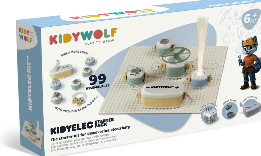 Kidywolf Mi primer Kit eléctrico iniciación 11 piezas ·* Tecnología