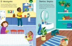 Usborne Mi primer libro de pegatinas · Un día en el cole* Libros De Pegatinas