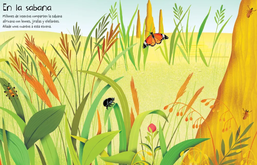 Usborne Mi primer libro de pegatinas · Bichitos* Libros De Pegatinas