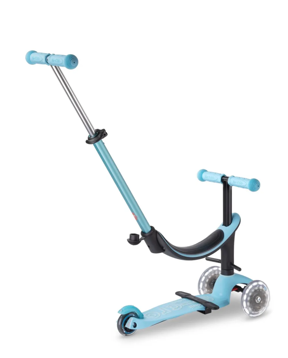 Micro 4 en 1 Deluxe LED Azul*Niños Patinetes De 3 Ruedas Infantiles|Patinetes Infantiles